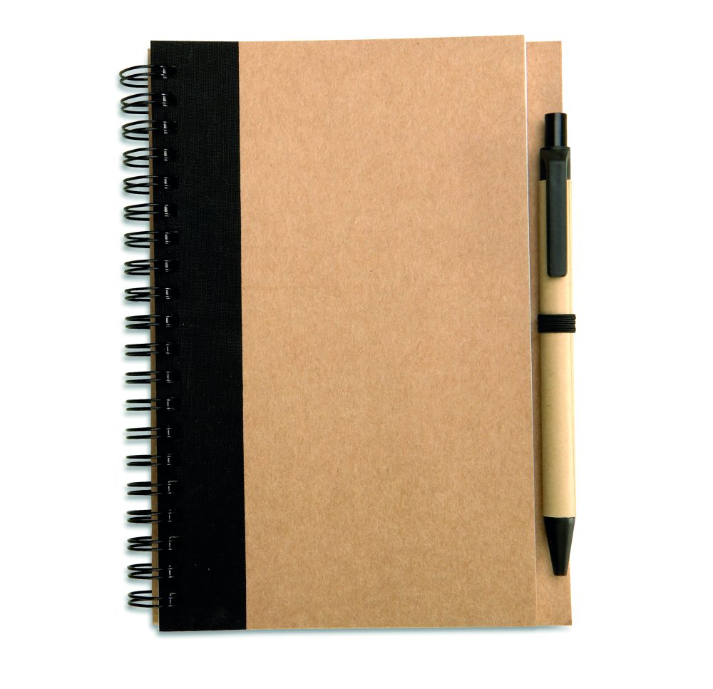 Notes z długopisem