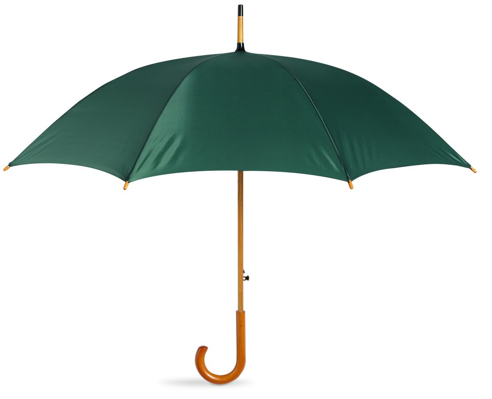 Parasol z drewnianą rączką