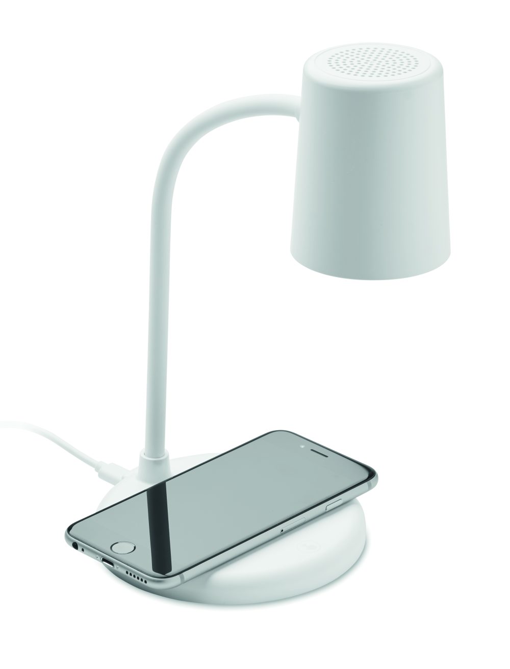 Lampa z ładowarką i głośnikiem - obrazek 4