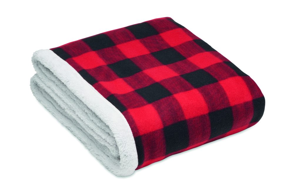 Koc polarowy sherpa RPET - obrazek 3