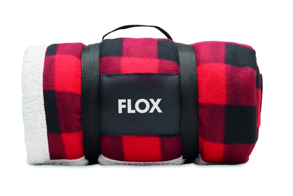 Koc polarowy sherpa RPET - obrazek 6