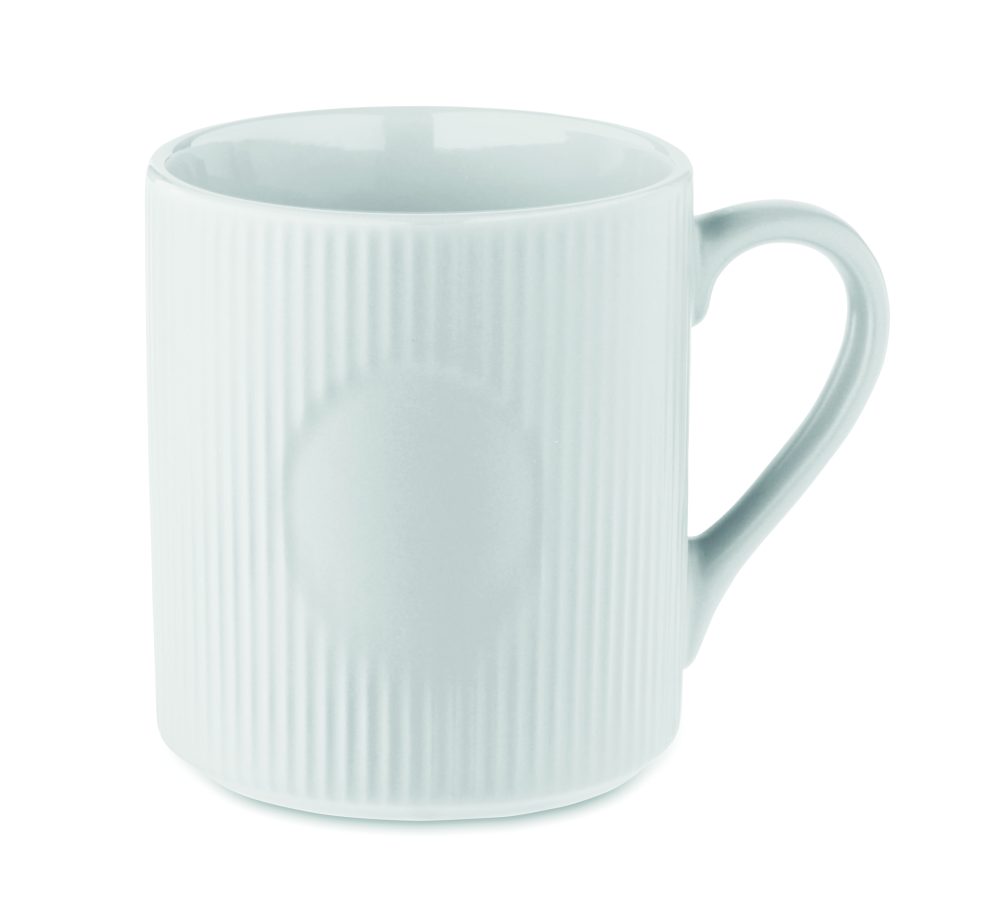 Kubek ceramiczny w prążki 340 m - obrazek 4
