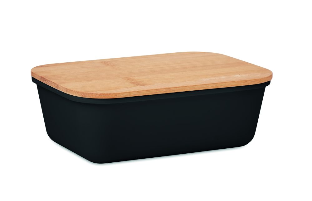 Lunchbox z bambusową pokrywką