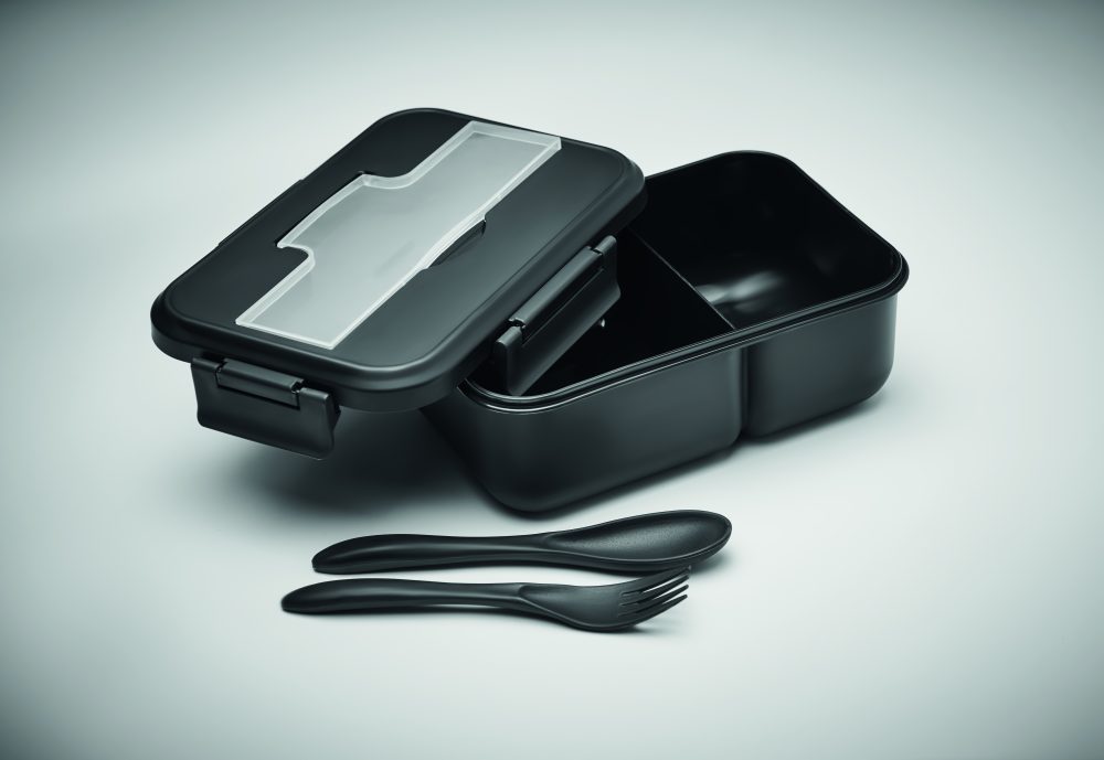 Lunch box ze sztućcami z PP - obrazek 6