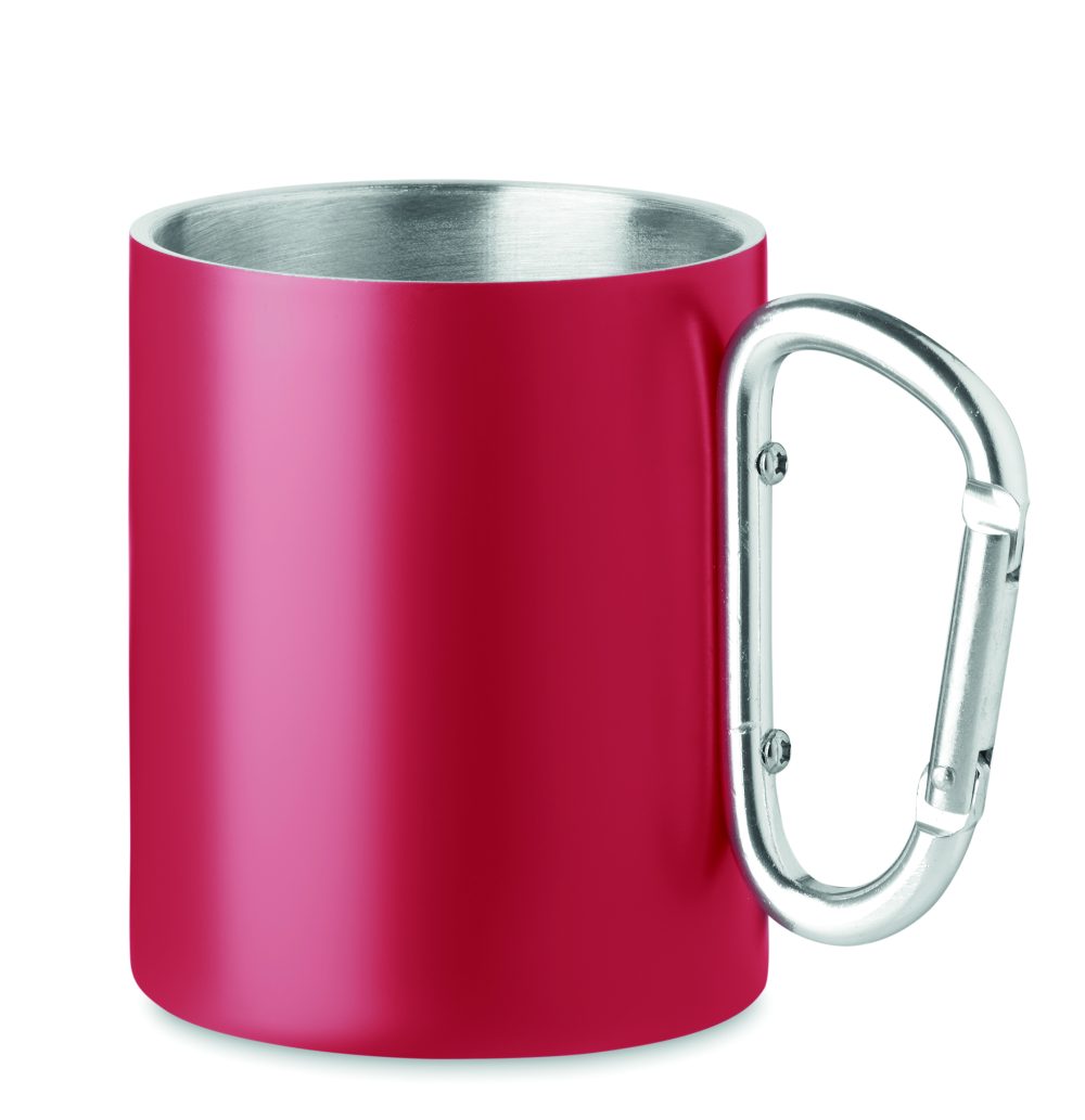 Metalowy dwuścienny kubek300ml - obrazek 3