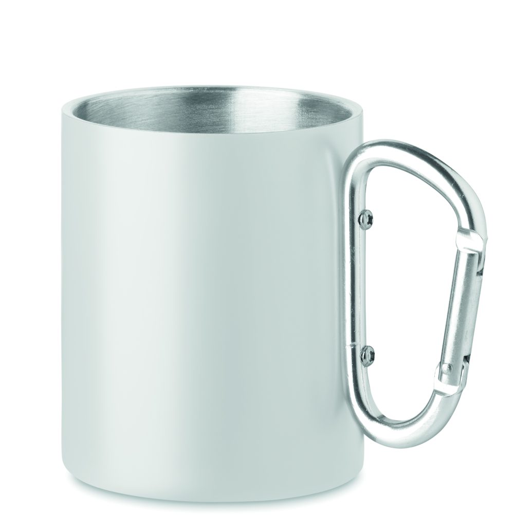 Metalowy dwuścienny kubek300ml - obrazek 4