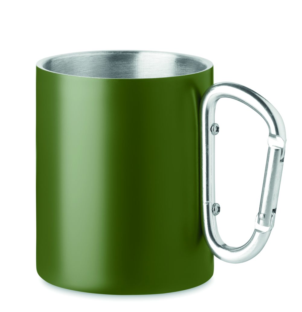 Metalowy dwuścienny kubek300ml - obrazek 5