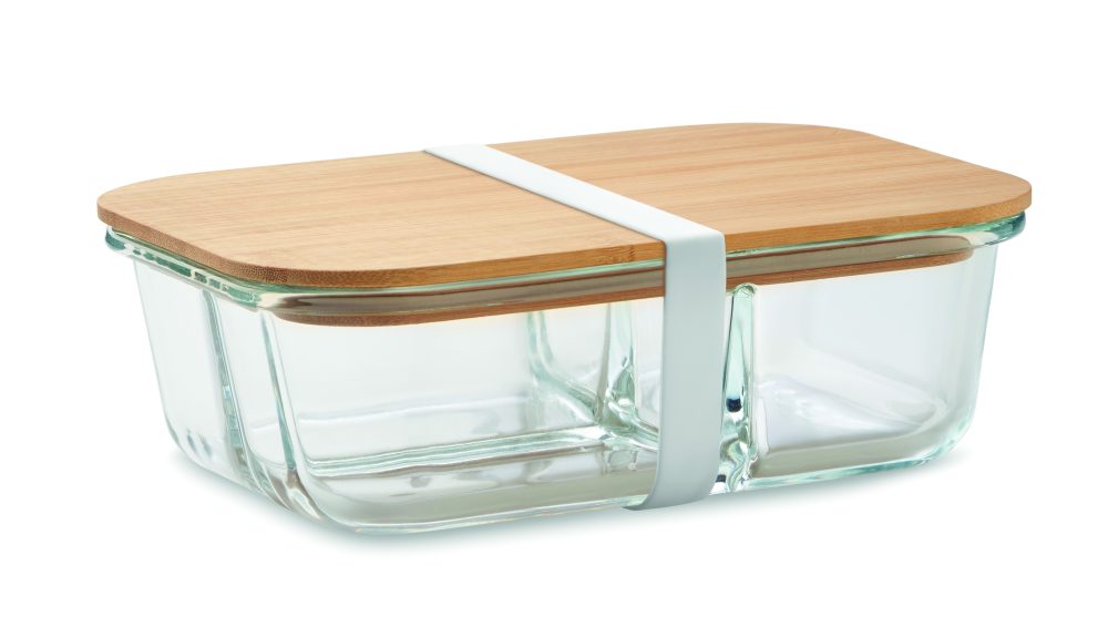 Szklany lunch box z pokrywką