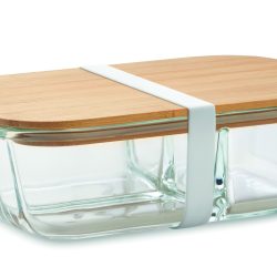 Szklany lunch box z pokrywką