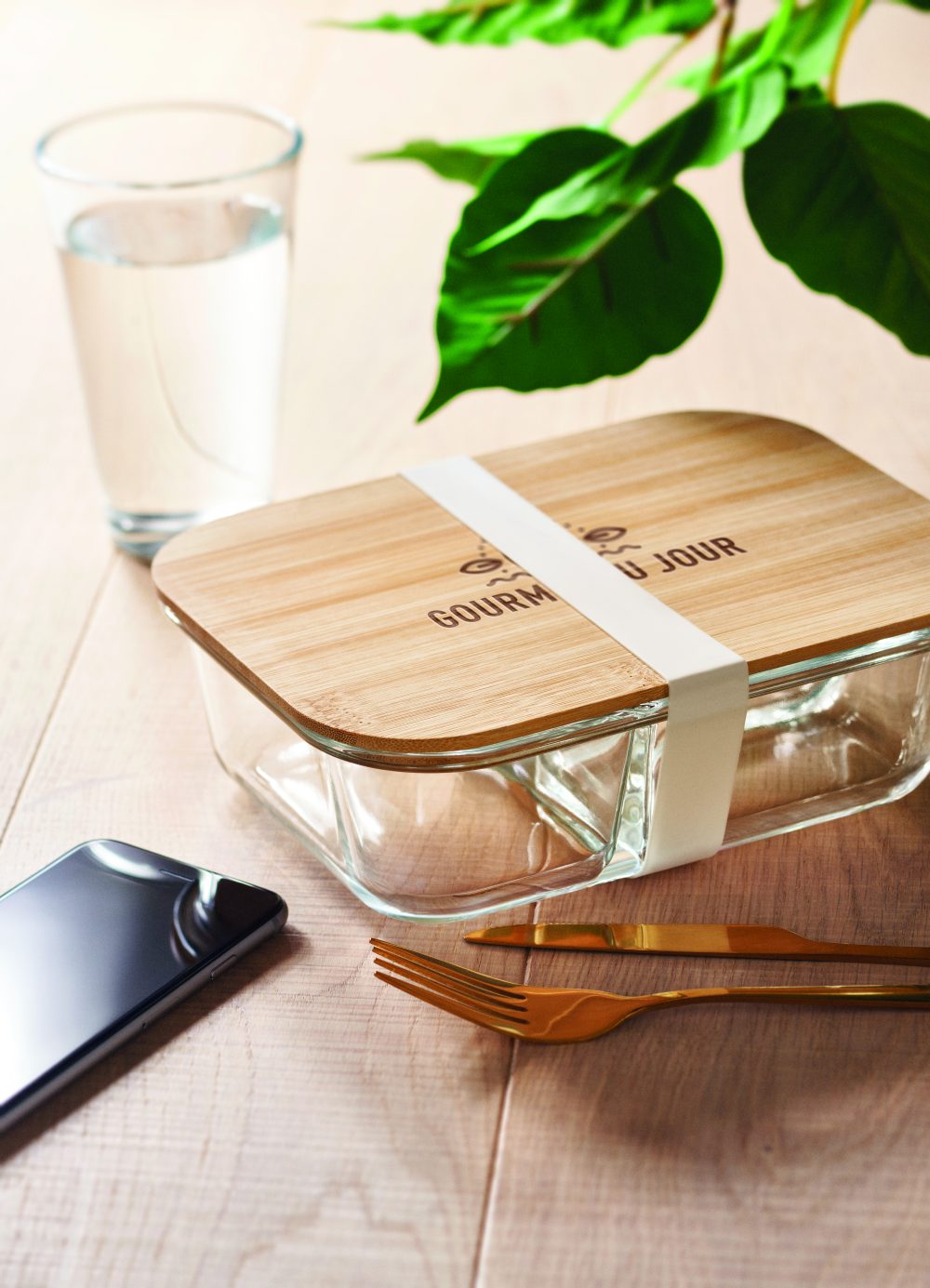 Szklany lunch box z pokrywką - obrazek 5